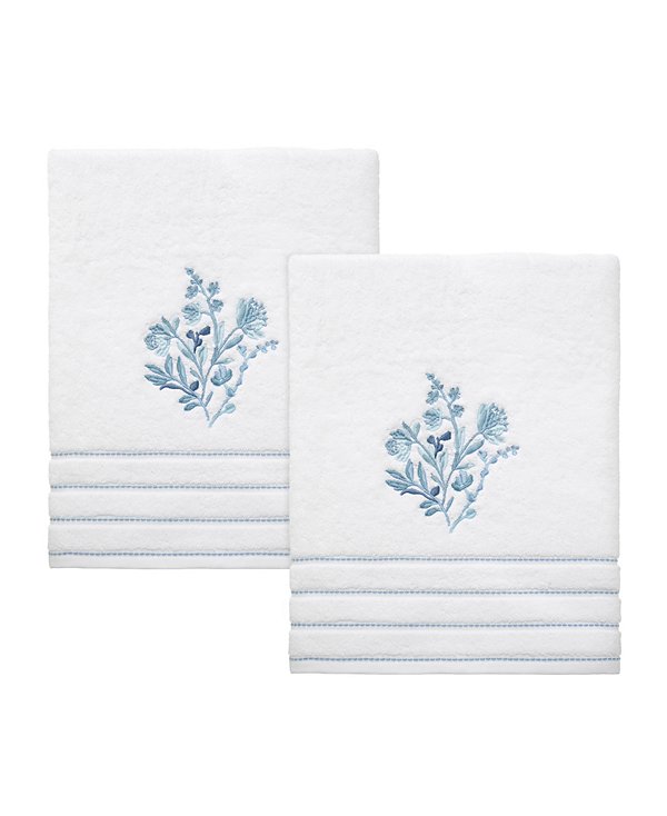 Mystic Floral 2-Pc. Bath Towel Set, 27" x 54" image 1