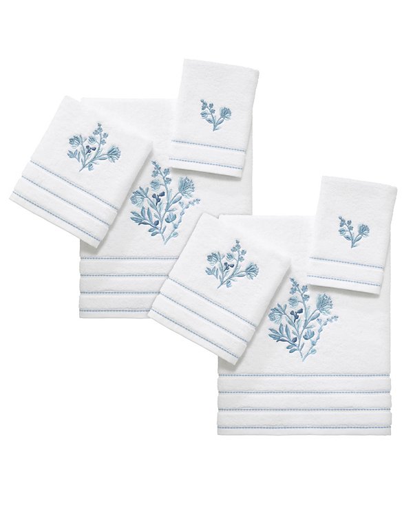 Mystic Floral 2-Pc. Bath Towel Set, 27" x 54" image 3