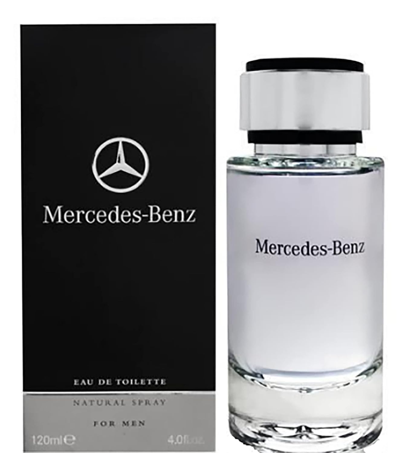Mercedes-Benz Cologne for Men - 4 Fl Oz - Eau De Toilette Perfume Spray for Man - Woody & Musky Scent - Luxury Long Lasting Fragrance with Notes Of Violet leaves, Cascalone & Vetiver image 1