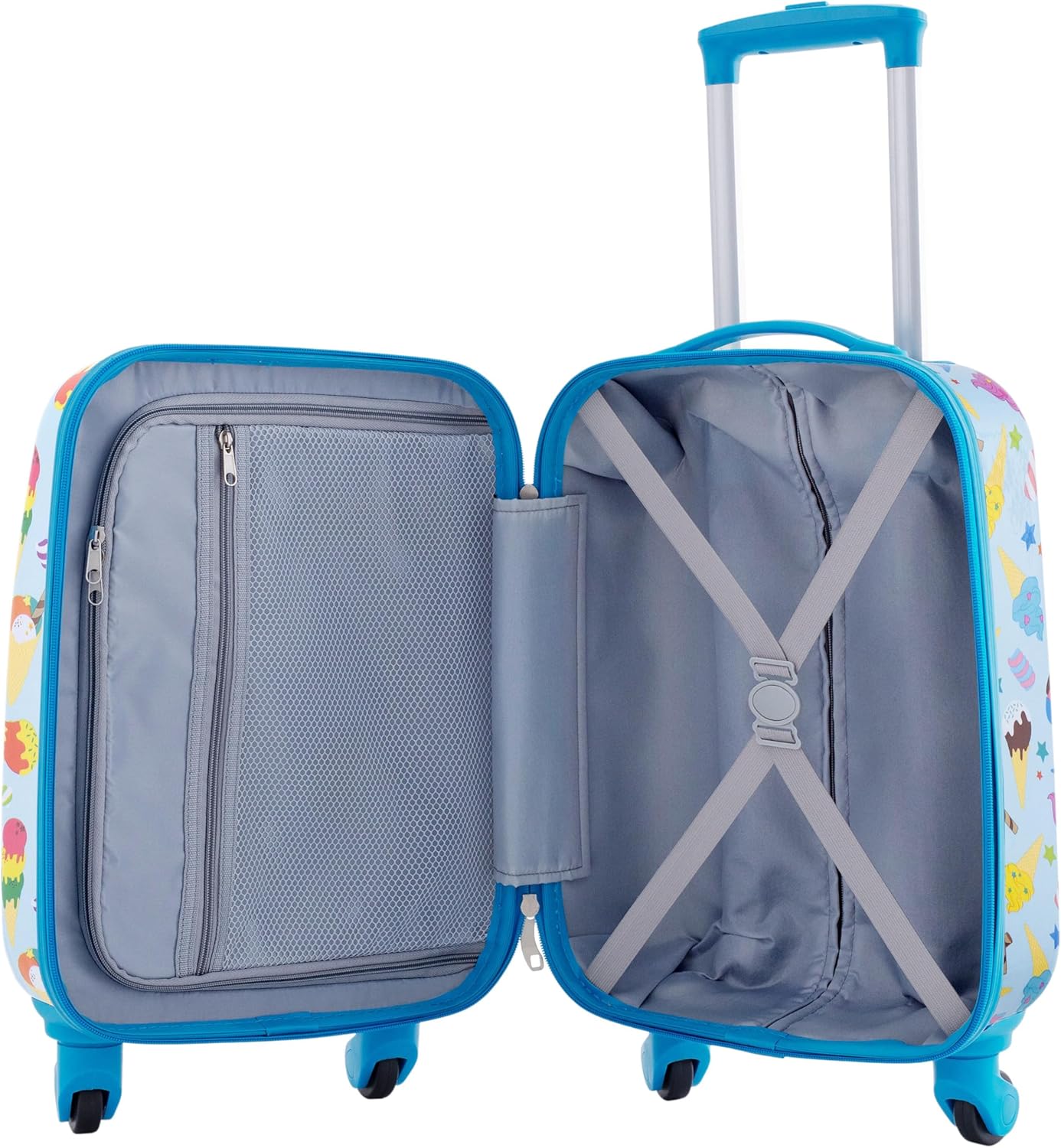 Travelers Club 5 Piece Kids' Luggage Set, Ice Cream image 4