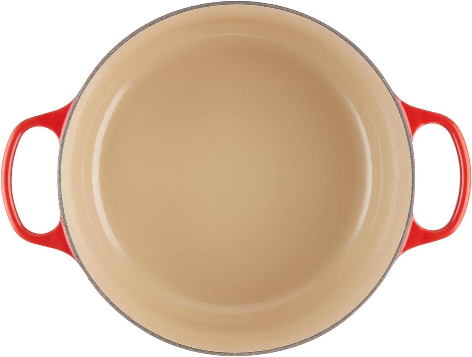 Le Creuset Enameled Cast Iron Signature Round Dutch Oven, 7.25 qt., Cerise image 3