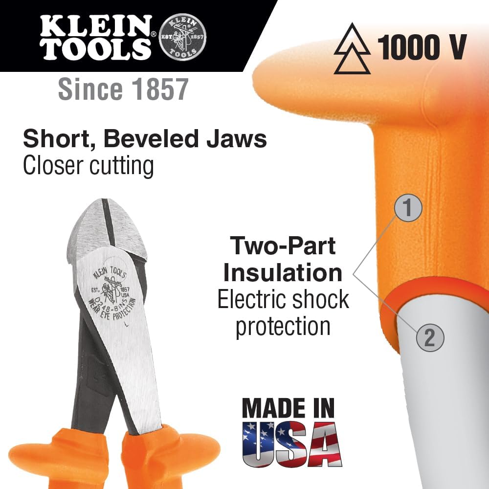Klein Tools 33527 General Purpose Insulated Tool Kit, 1000-Volt Rated, Comes in Custom 3-Pallet Lockable Case, 22-Piece image 3