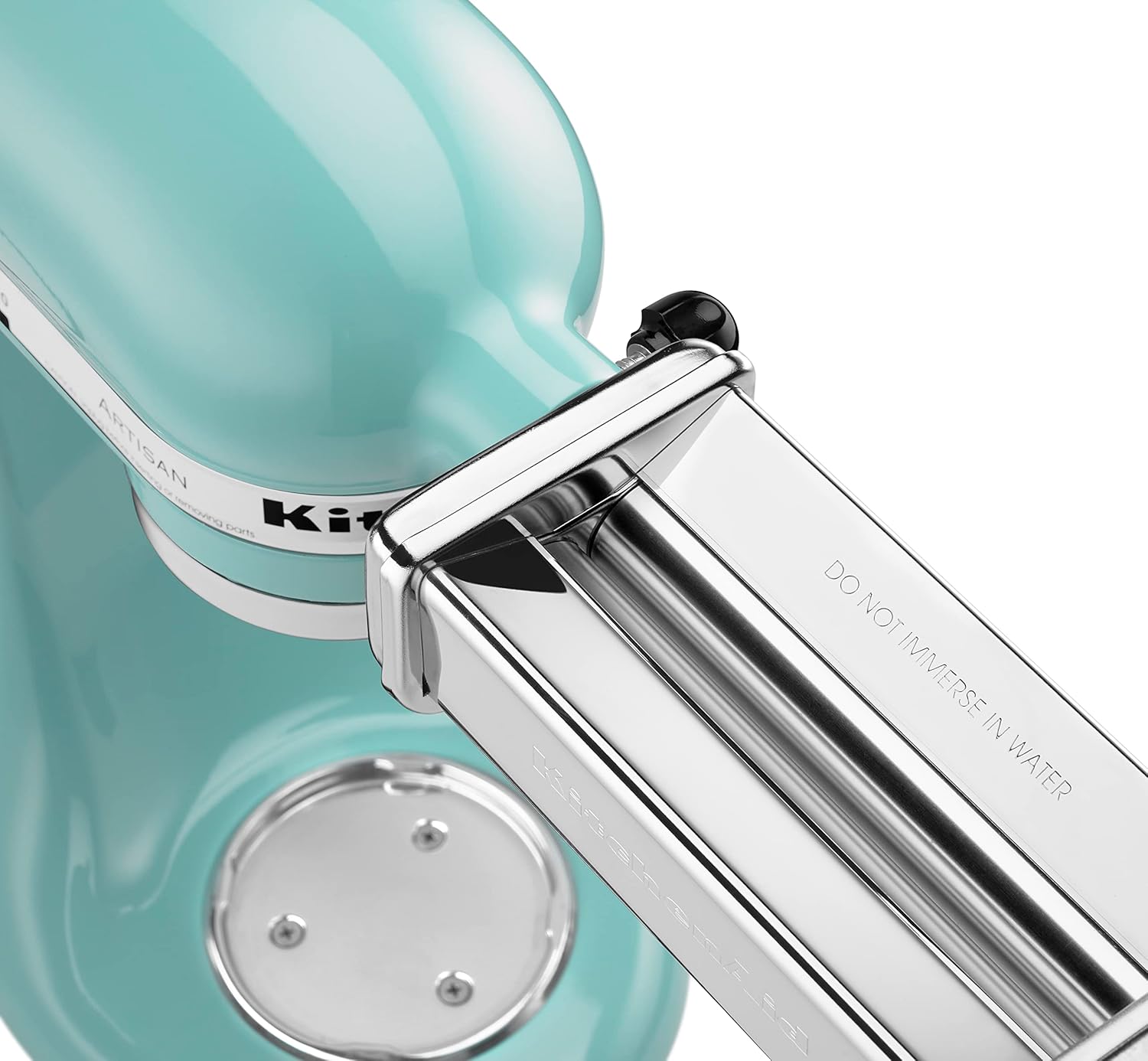 KitchenAid Artisan Series 5 Quart Tilt Head Stand Mixer with Pouring Shield KSM150PS, Removable bowl, Aqua Sky image 4