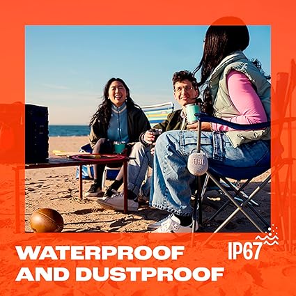 JBL Clip 5 - Ultra-Portable, Waterproof & Dustproof Bluetooth Speaker, Big Pro Sound with Punchy bass, Integrated Carabiner, Up to 12 Hours of Play, Made in Part with Recycled Materials (Black) image 2