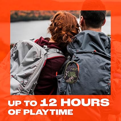 JBL Clip 5 - Ultra-Portable, Waterproof & Dustproof Bluetooth Speaker, Big Pro Sound with Punchy bass, Integrated Carabiner, Up to 12 Hours of Play, Made in Part with Recycled Materials (Black) image 3