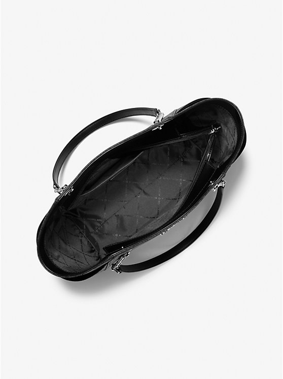 Michael Kors Outlet Jet Set Large Signature Logo Shoulder Bag image 2