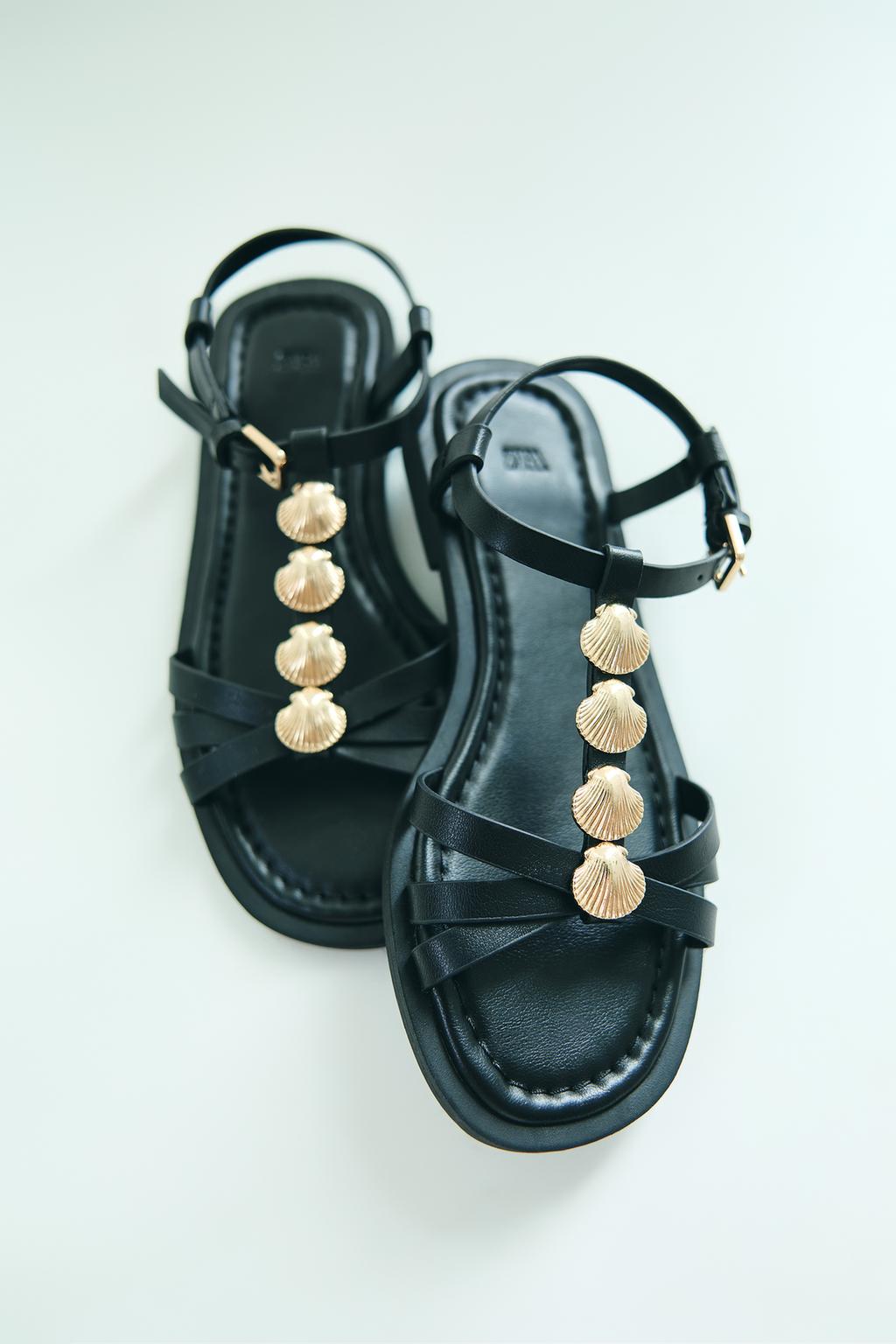 SHELL SANDALS image 6