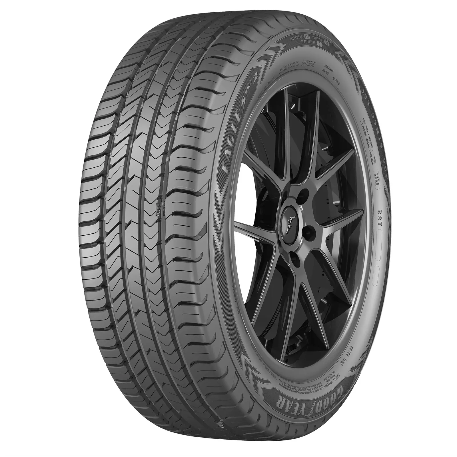 4 New Goodyear Eagle Sport 2 - 215/65r16 Tires 2156516 215 65 16 image 1