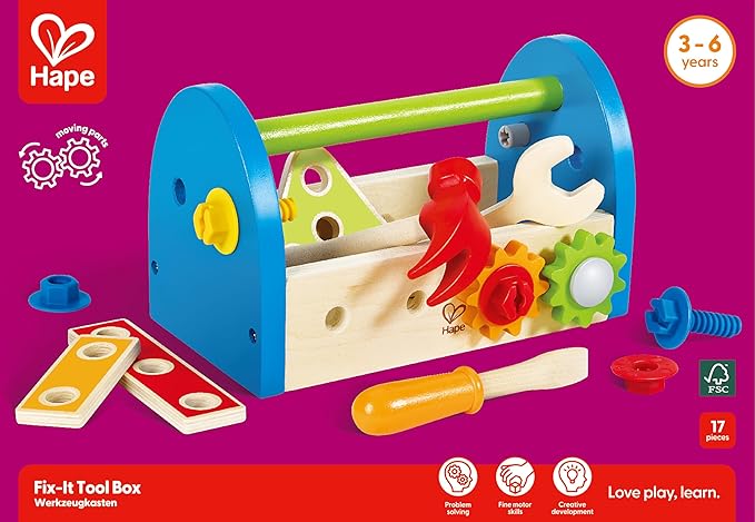 Hape Fix-It Tool Box Toy image 2