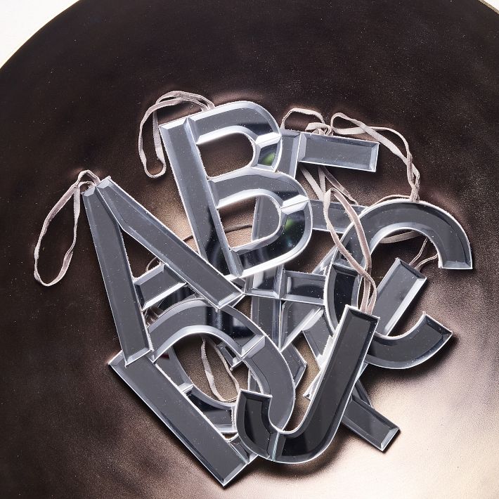 Mirrored Initial Ornaments image 1