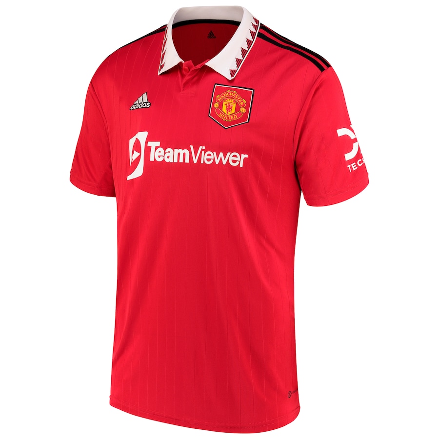 Manchester United adidas 2022/23 Home Replica Blank Jersey - Red image 2