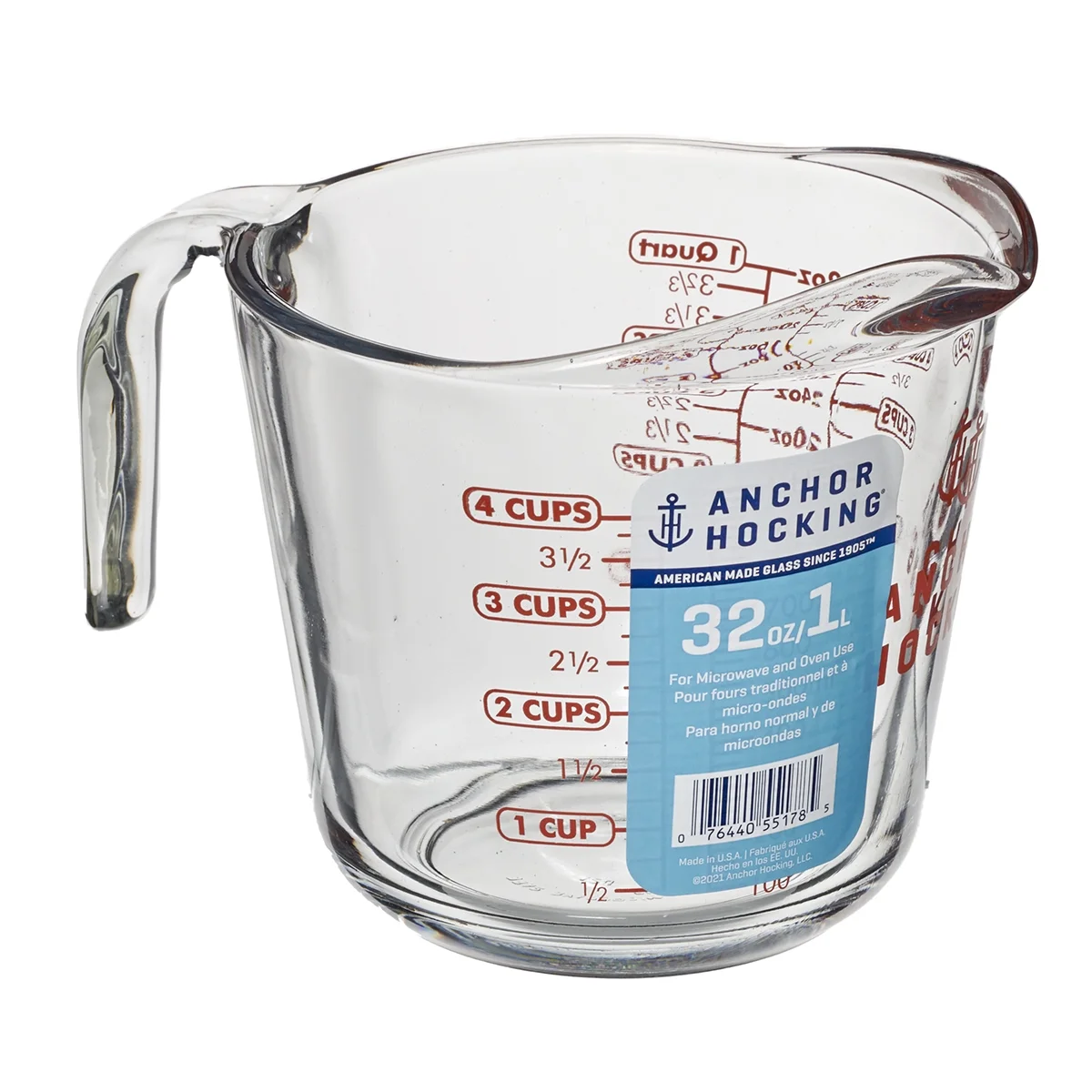 Anchor Hocking Glass Measuring Cup, 4 Cup image 7