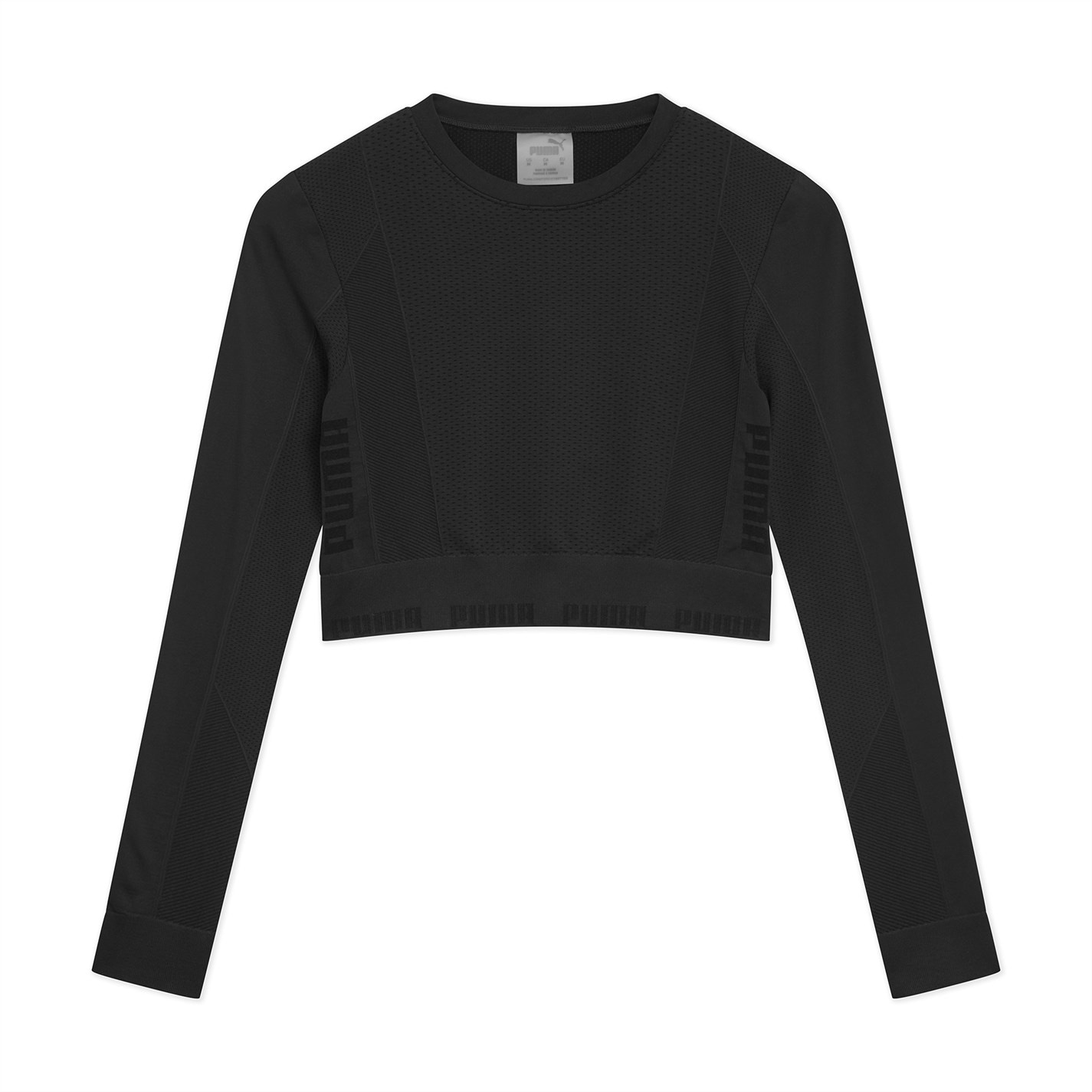 Evoknit Seamless Ls Crop Top Womens image 1