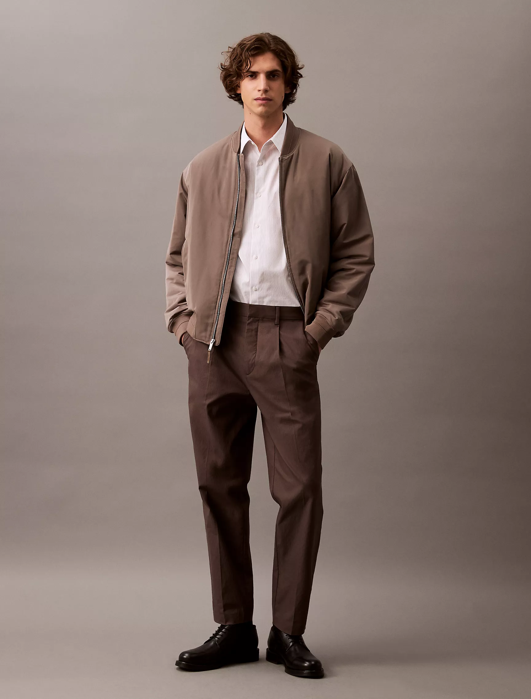 Stripe Slim Button-Down Shirt image 3