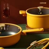 Carote 16pc Nonstick Cookware Set Lemon Drop image 1