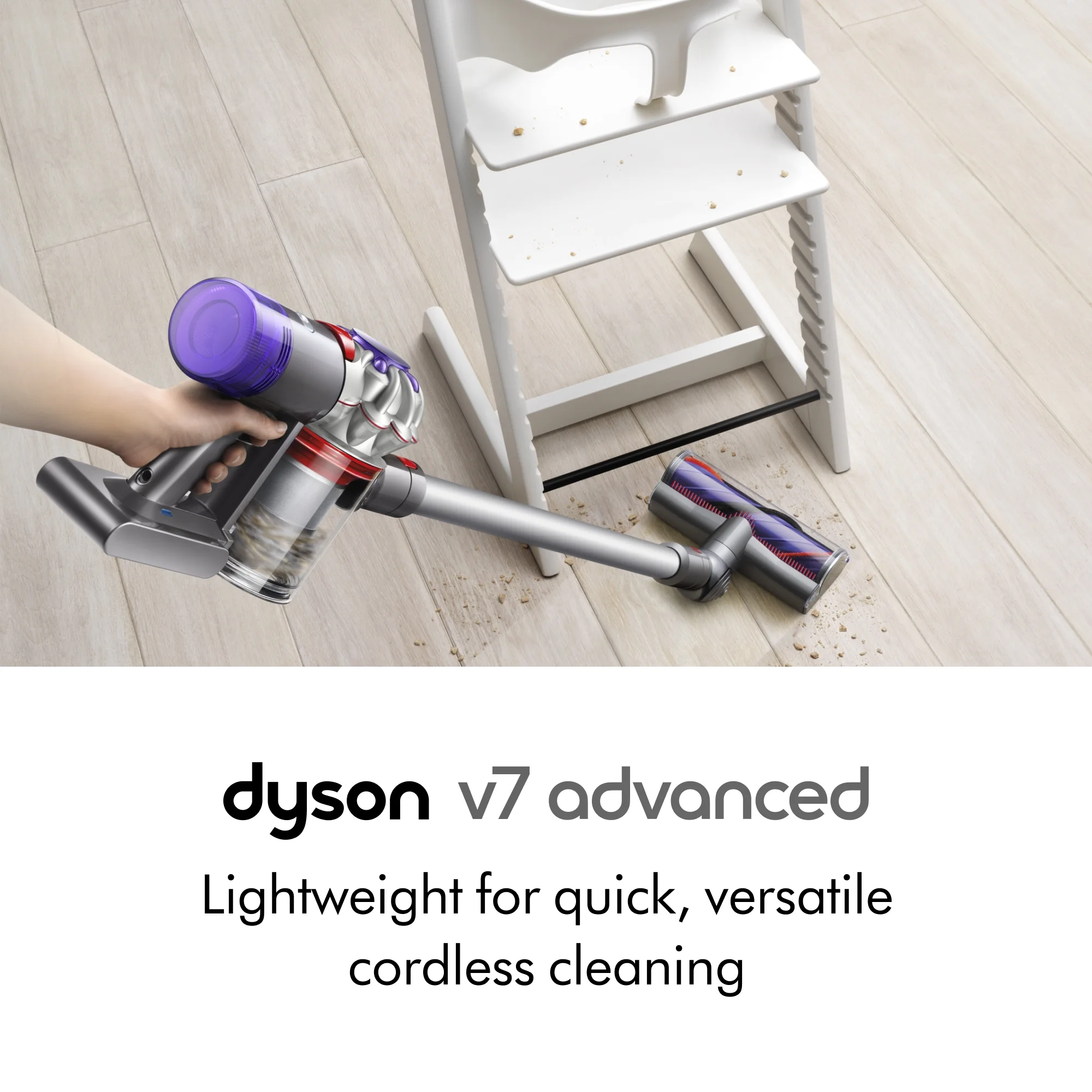 Dyson V7 Advanced Cordless Vacuum Cleaner | Silver | New image 6