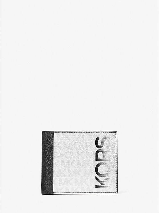 Michael Kors Outlet Cooper Graphic Logo Billfold Wallet With Coin Pouch image 1