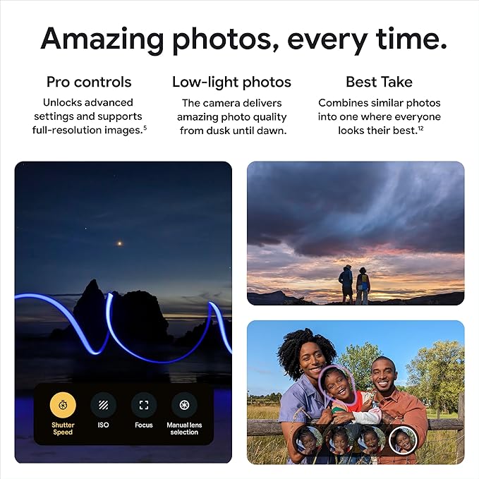 Google Pixel 8 Pro - Unlocked Android Smartphone with Telephoto Lens and Super Actua Display - 24-Hour Battery - Obsidian - 128 GB image 4
