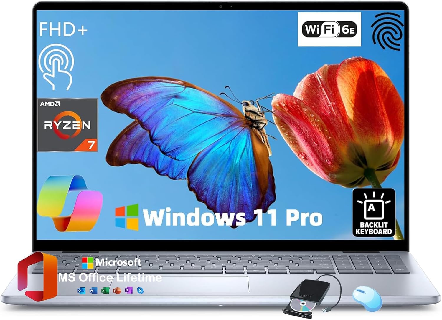 Dell Inspiron 15.6" Touchscreen Laptop (16GB RAM, 1TB SSD, Win 11) image 1