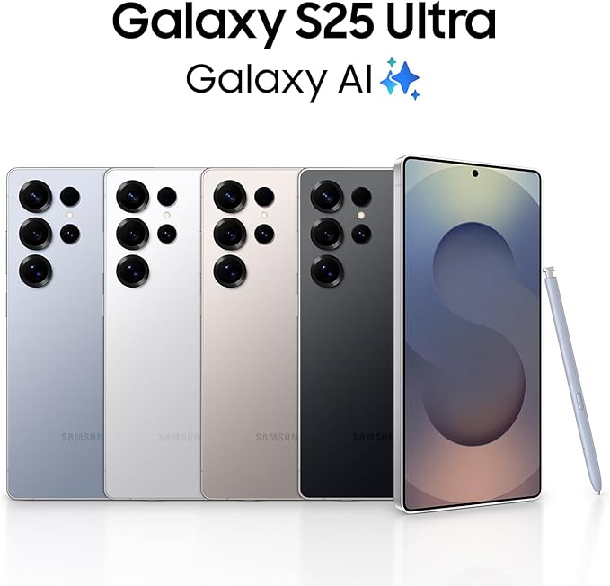 SAMSUNG Galaxy S25 Ultra Cell Phone, 256GB AI Smartphone, Unlocked Android, AI Camera, Fast Processor, Long Battery Life, 2025, US 1 Yr Manufacturer Warranty, Titanium Gray image 1