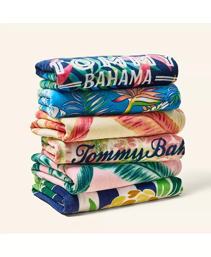 Tommy Bahama Home Palm Beach Bliss Cotton Oversized Beach Towel, 72" x 36" image 6