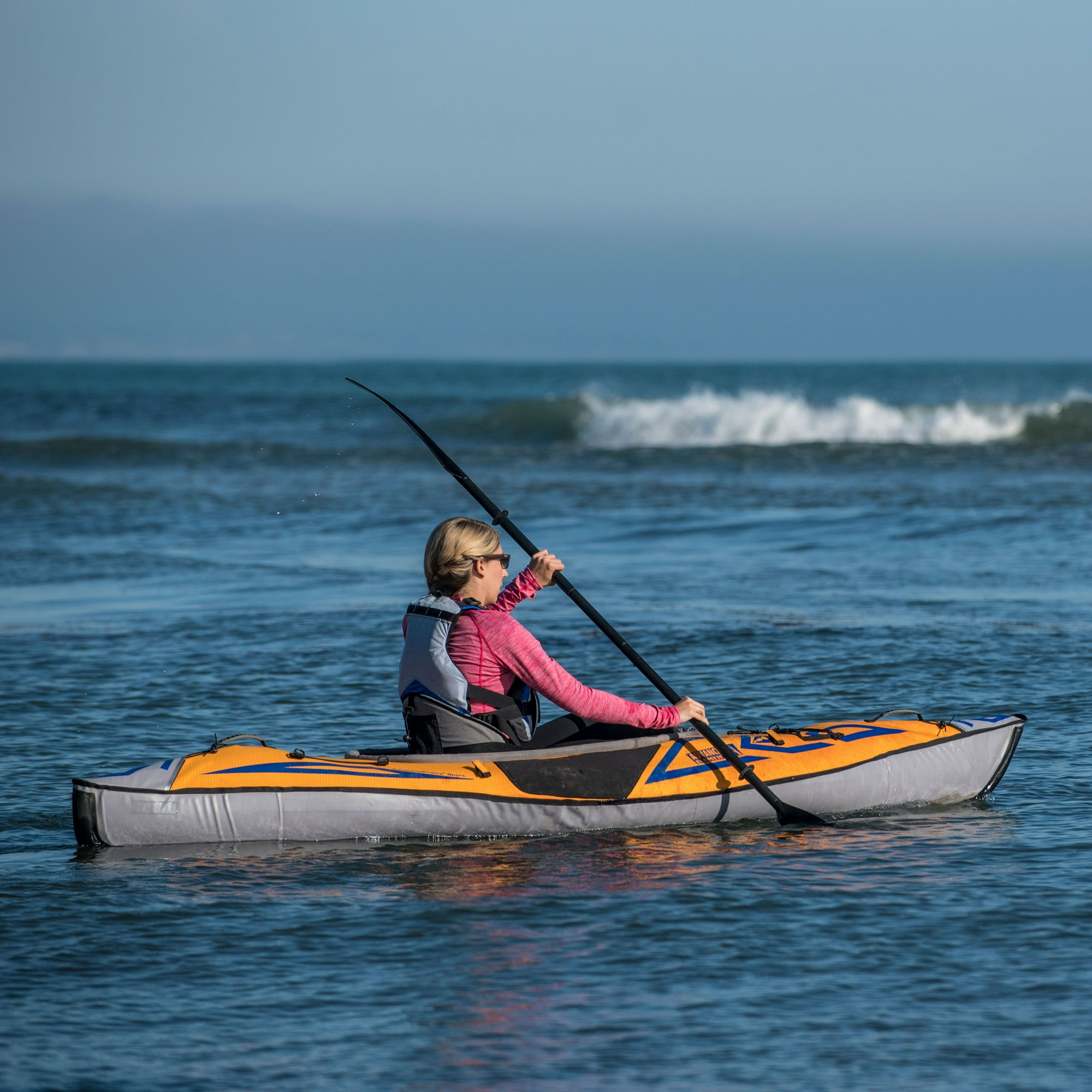 Advanced Elements AdvancedFrame® Sports - Inflatable Kayak with Pump - 10 ft - Orange image 5
