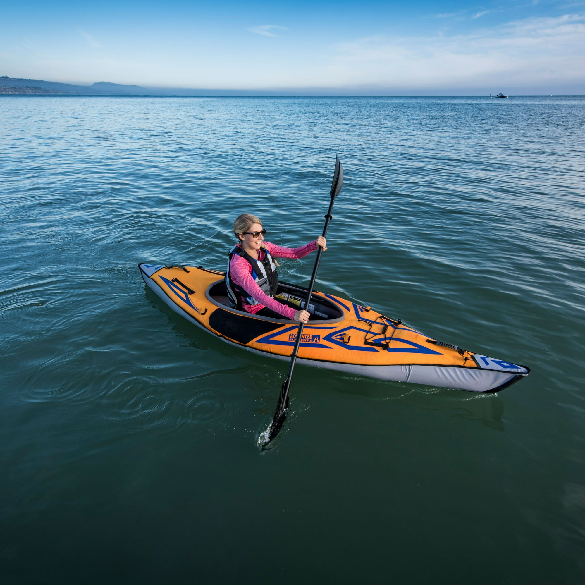 Advanced Elements AdvancedFrame® Sports - Inflatable Kayak with Pump - 10 ft - Orange image 6