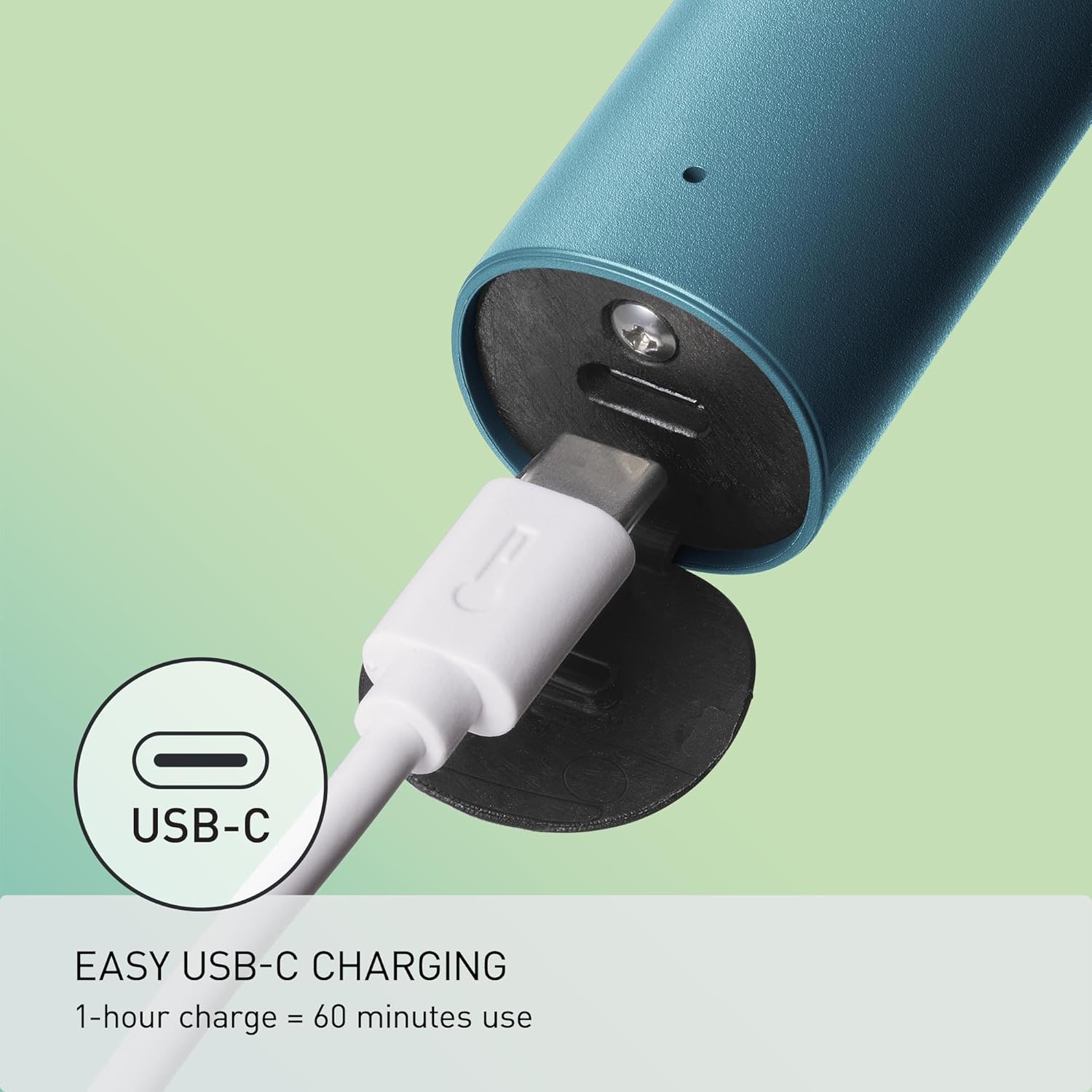 Panasonic Electric Razor for Men, Wet Dry Shaver with 3-Blade Cutting System, Ergonomic Handle and USB-C Charging- ES-RM3B-G image 4