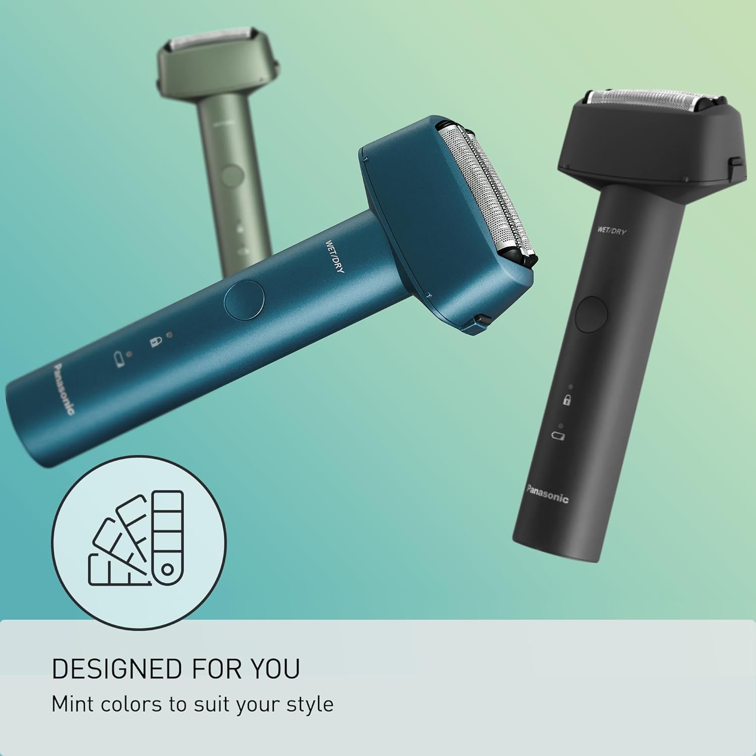 Panasonic Electric Razor for Men, Wet Dry Shaver with 3-Blade Cutting System, Ergonomic Handle and USB-C Charging- ES-RM3B-G image 7