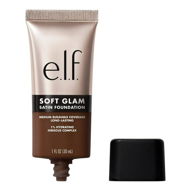 2X - e.l.f. Soft Glam Satin Foundation - 61 Rich Cool - 1 fl oz image 1