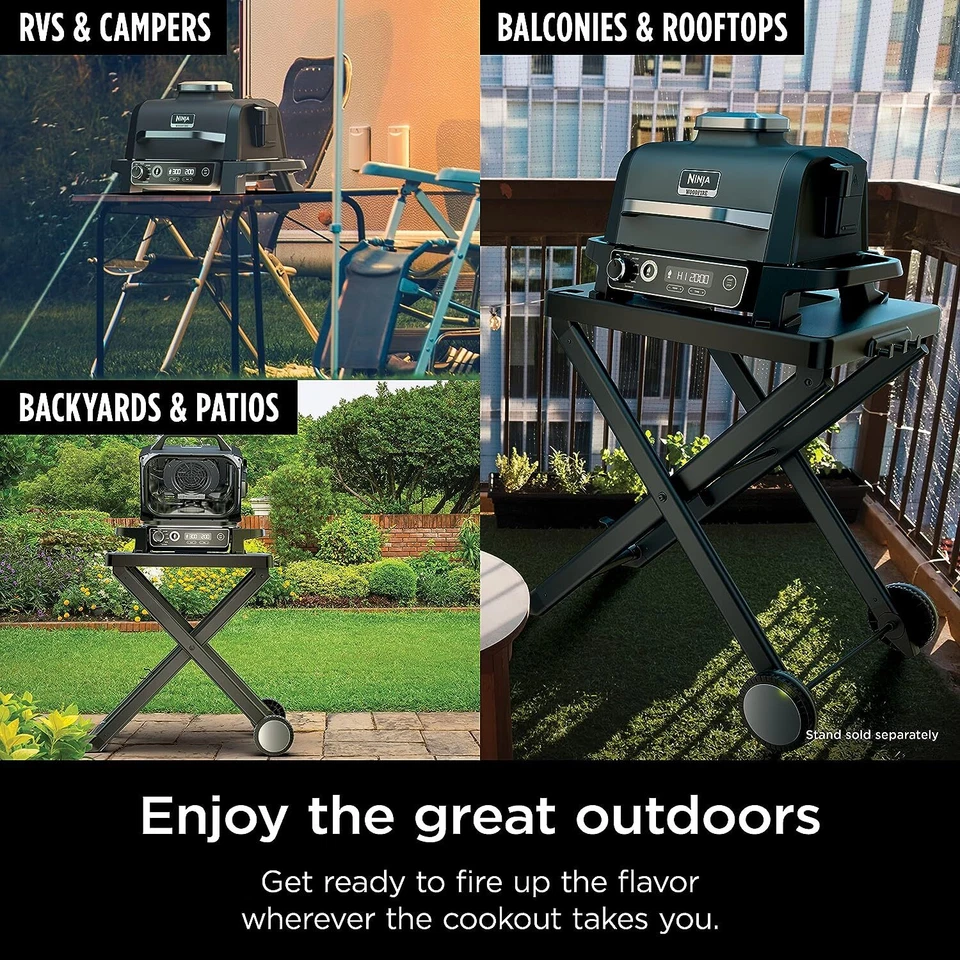 Ninja Woodfire Outdoor Grill and Smoker (OG701) image 8