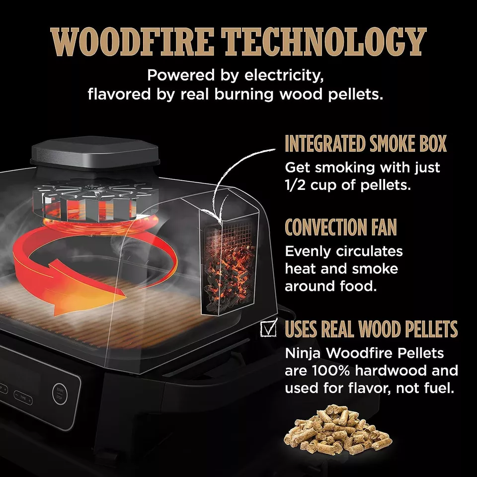 Ninja Woodfire Outdoor Grill and Smoker (OG701) image 5