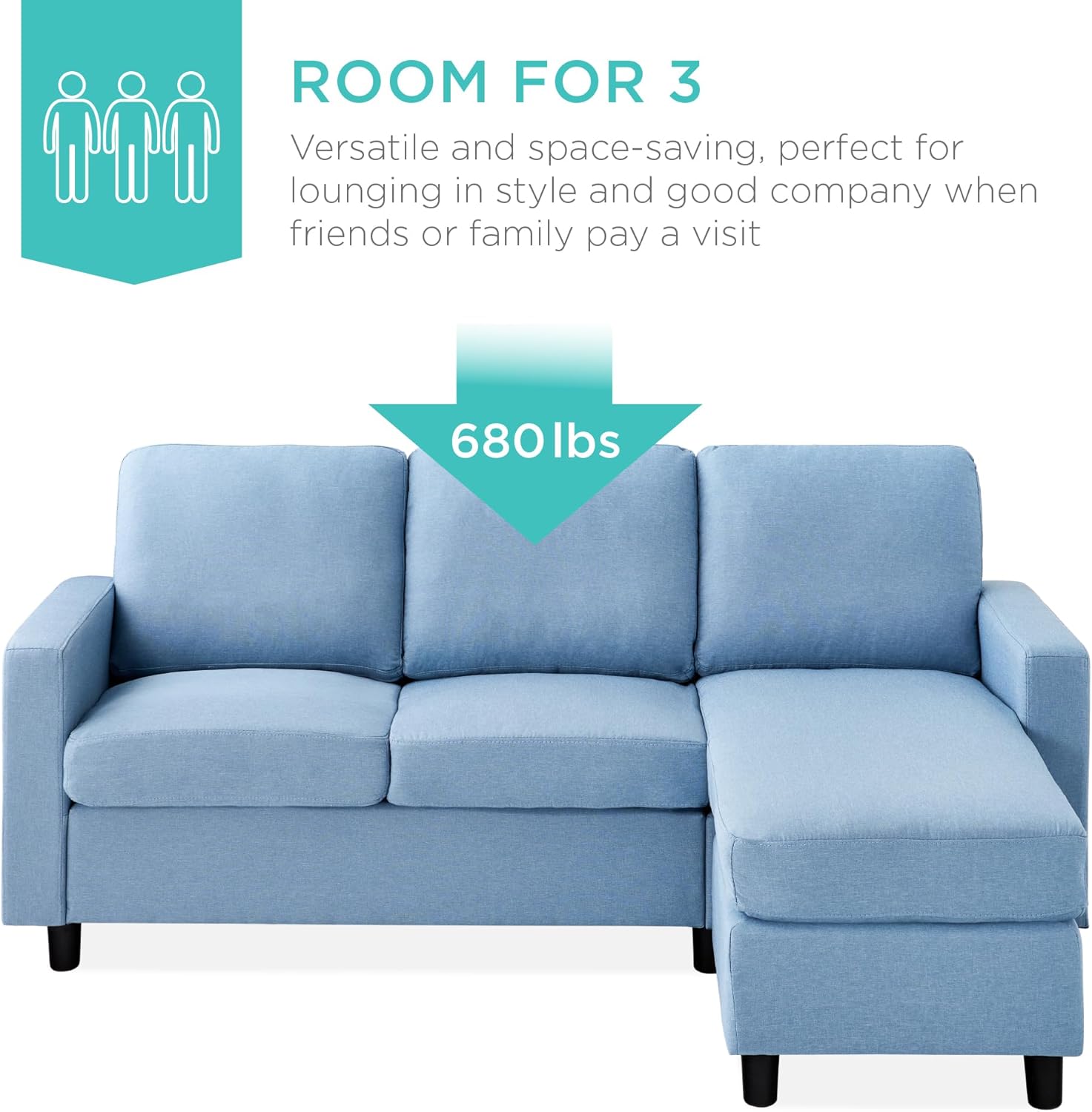 Upholstered Sectional Sofa  image 2