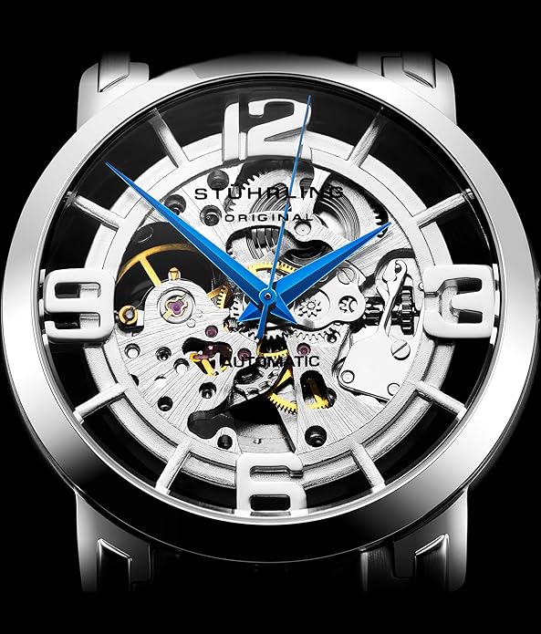 Stuhrling Original Skeleton Automatic Dress Watch - Mens Winchester 44 Elite Mechanical Watch image 2