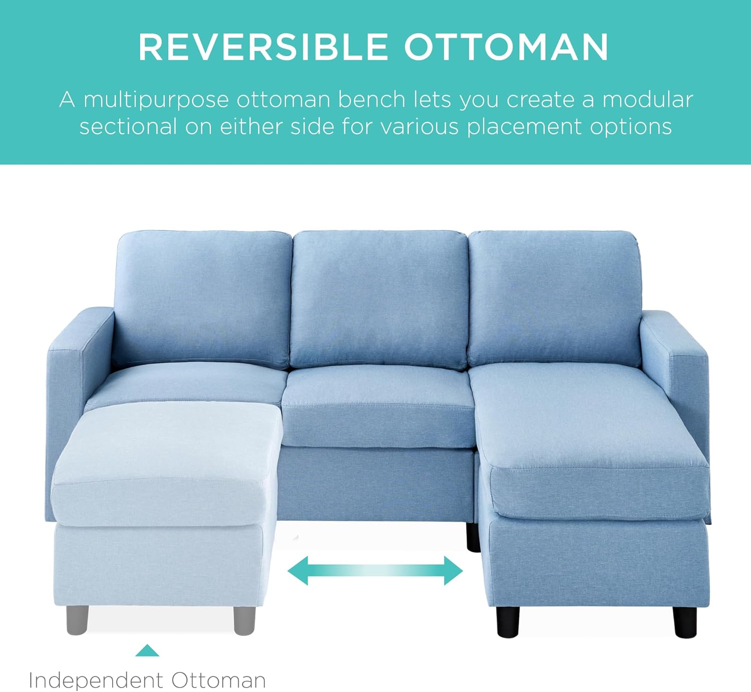 Upholstered Sectional Sofa  image 4