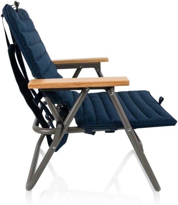 PICNIC TIME Descanso Padded Beach Chair, Low Camping Chair with Removable Washable Cover, Backpack Beach Chair image 5