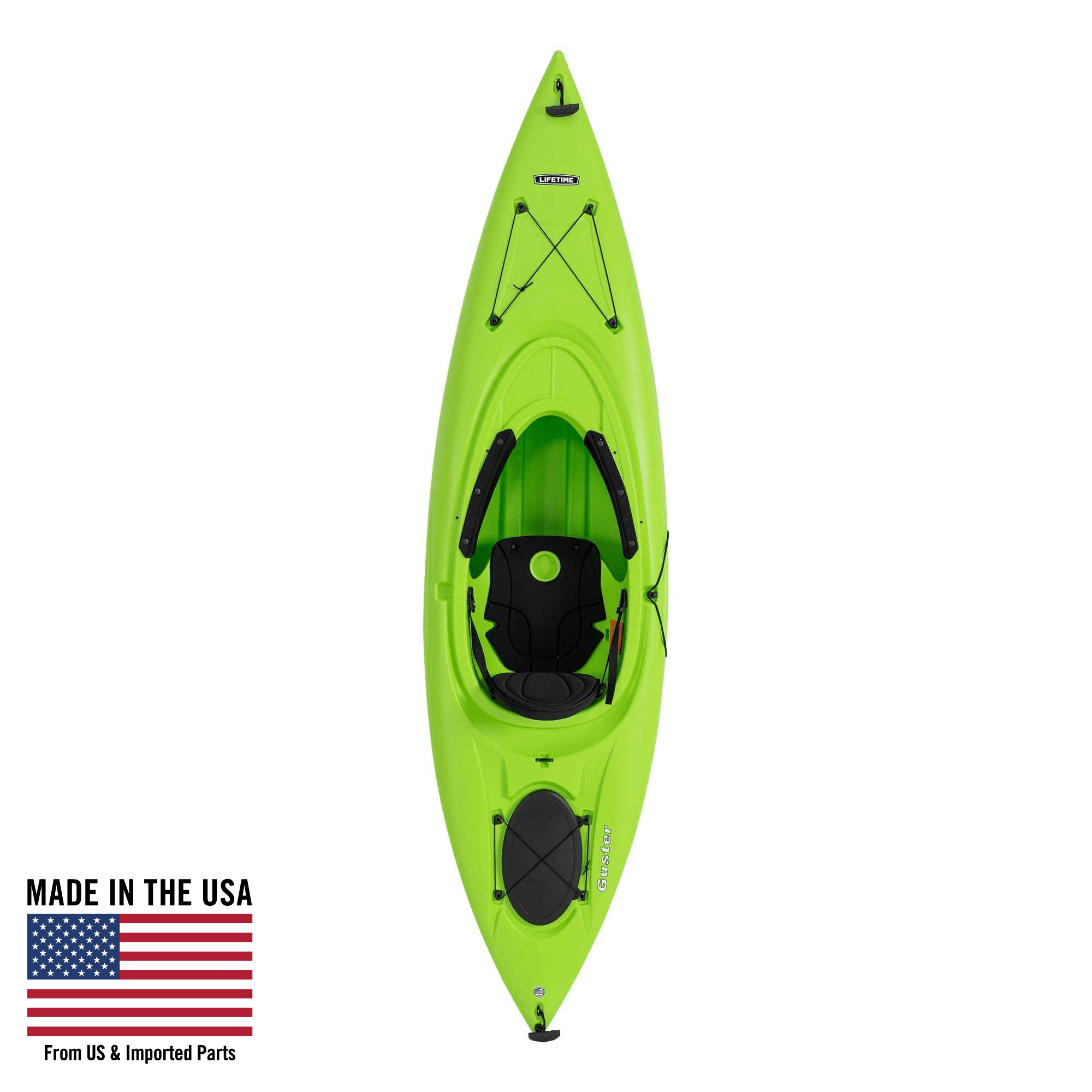 Lifetime Guster 10 Sit-Inside Kayak- Lime Green (90527) image 1