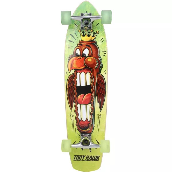 Tony Hawk 31" Cruiser Skateboard- Pink Slime image 2