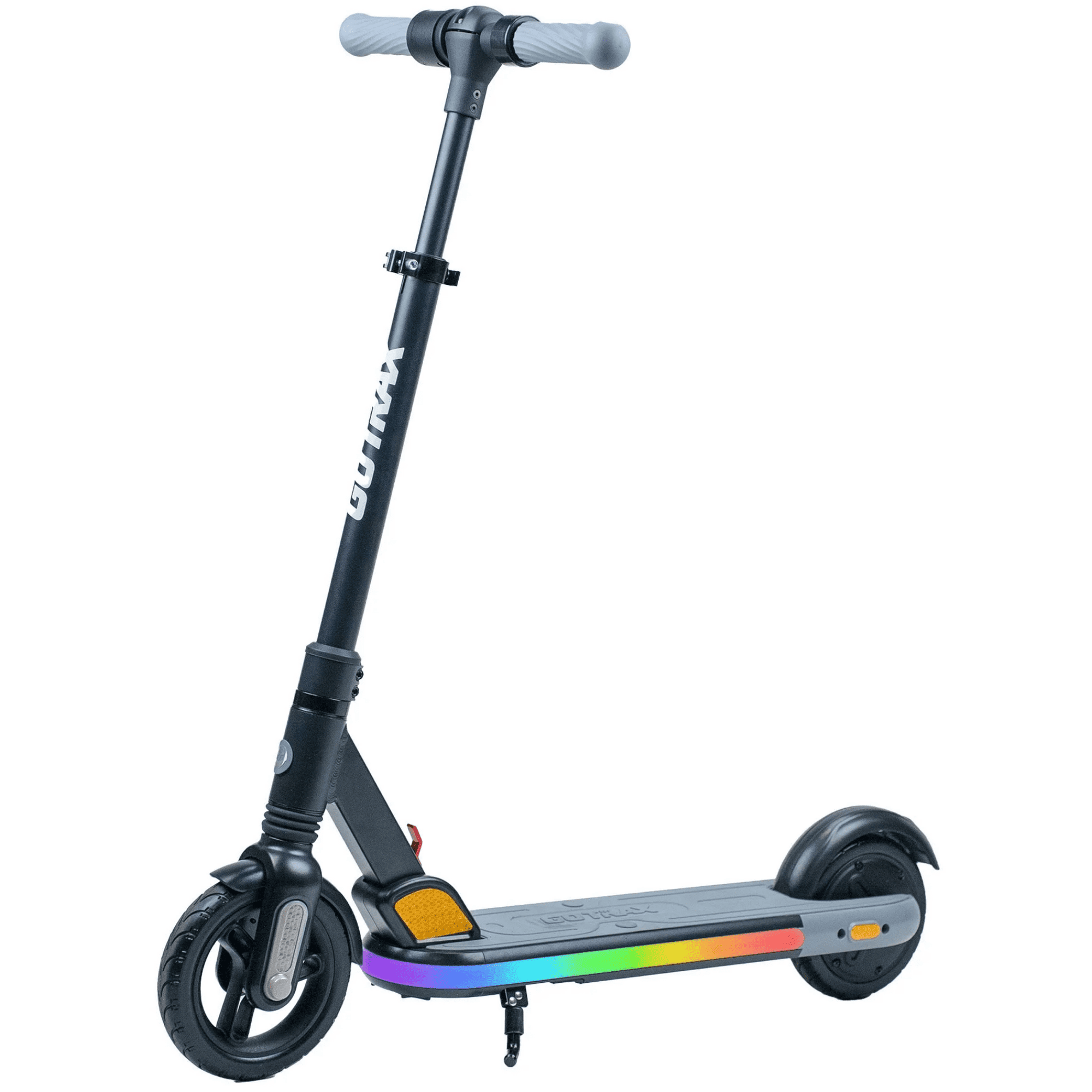 GOTRAX XoomPlus Foldable Electric Scooter for Kids Ages 6-12 with 150W Motor 10mph LED,Black image 1