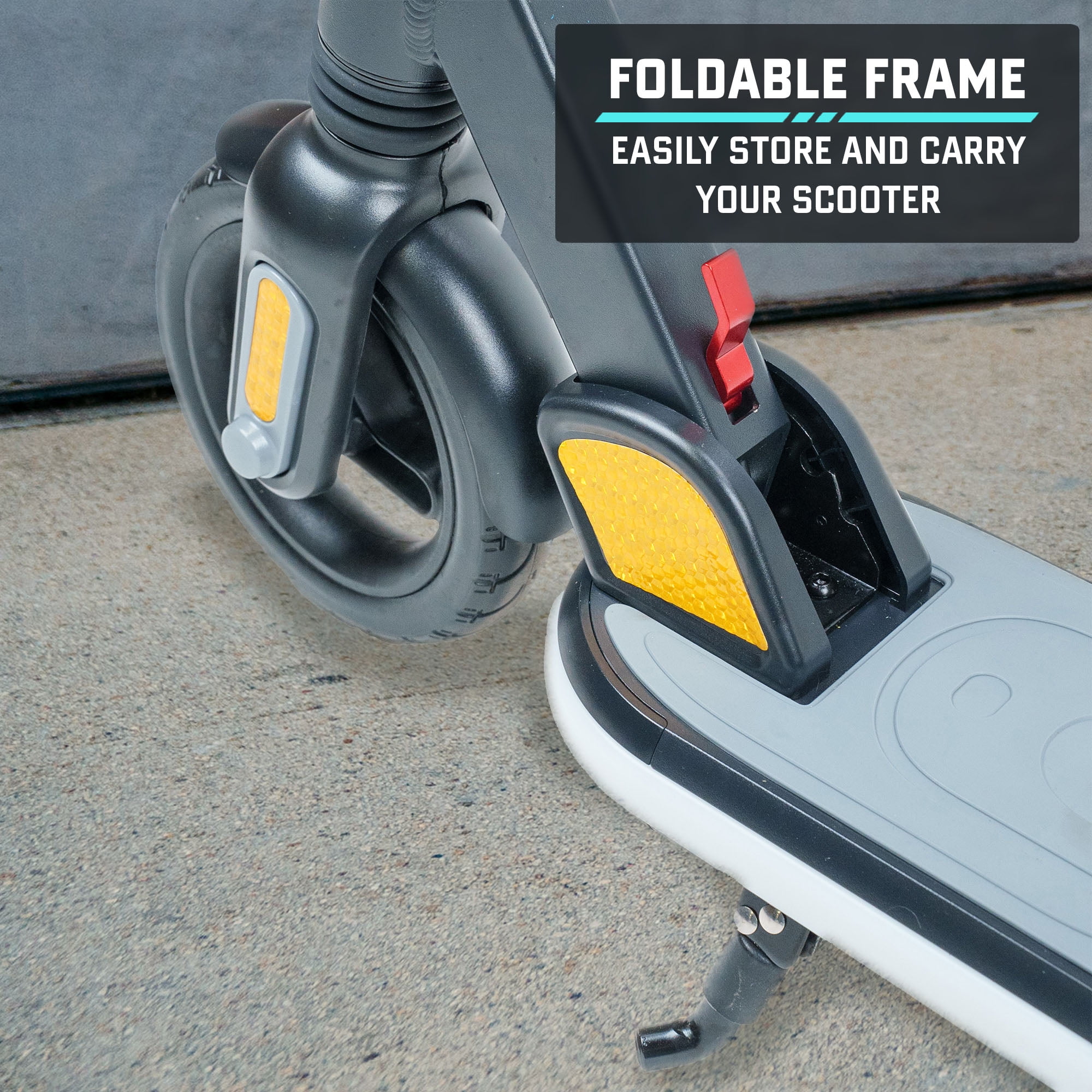 GOTRAX XoomPlus Foldable Electric Scooter for Kids Ages 6-12 with 150W Motor 10mph LED,Black image 7