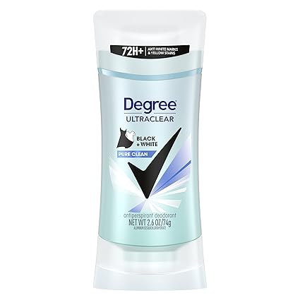 Degree Antiperspirant for Women Protects from Deodorant Stains Pure Clean Deodorant for Women 2.6 oz image 1