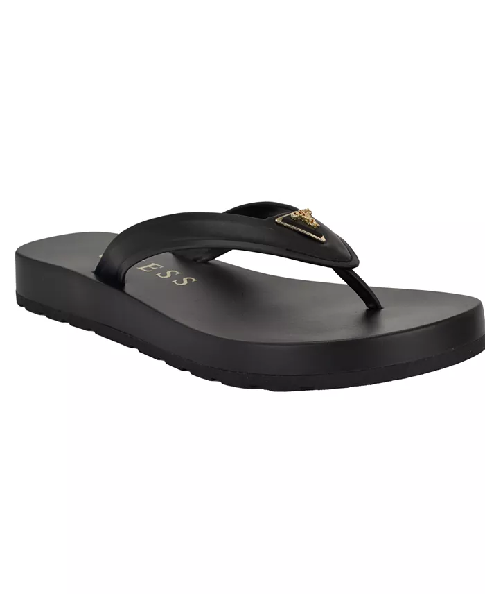 Candry Triangle Logo Eva Thong Flip Flops image 1