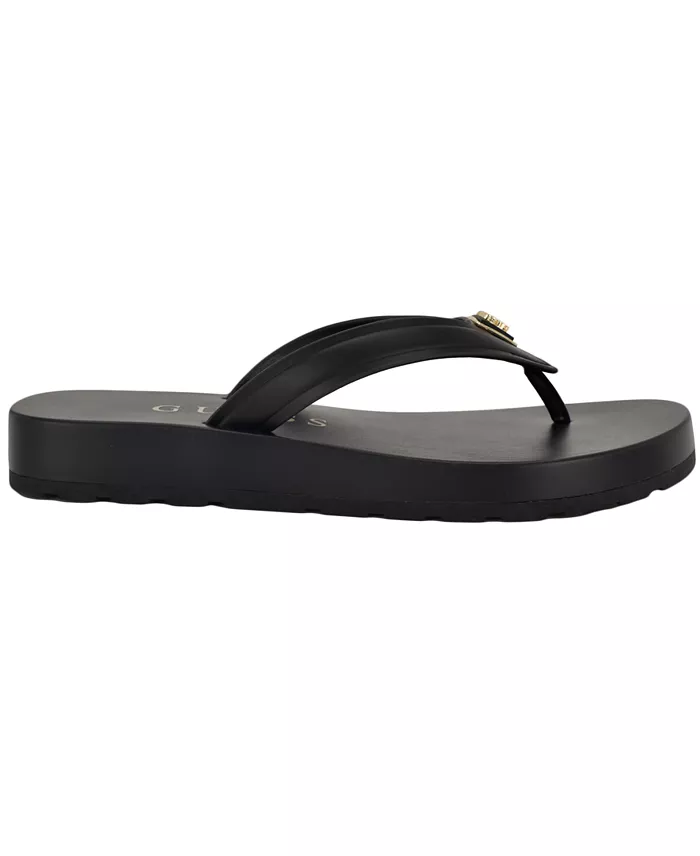 Candry Triangle Logo Eva Thong Flip Flops image 2