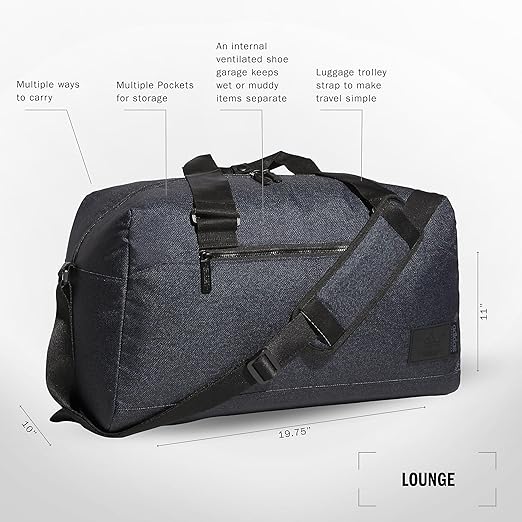 adidas Originals Lounge Premium Sport Duffel Bag for Travel and Gym image 1