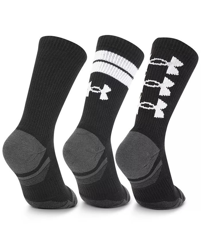 Under Armour Unisex Performance Tech 3-Pk. Moisture-Wicking Crew Socks image 3