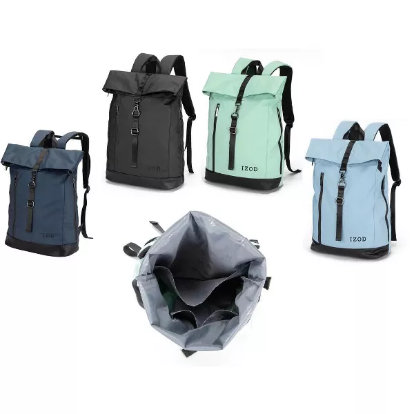 IZOD Devine Business Travel Slim Durable Laptop Backpack, Computer Bag Fits 16 Inch Laptop Notebook image 7