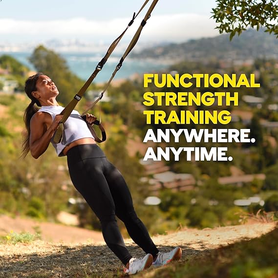 TRX Tactical Gym Suspension Trainer, Home Gym Kit, Fitness Training Designed for Military Veterans, Home Gym System with Exercise Straps image 3