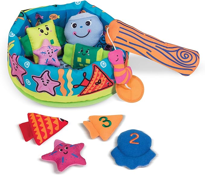 Melissa & Doug K's Kids Fish and Count Learning Game With 8 Numbered Fish to Catch and Release image 1