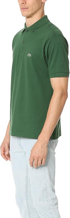 Lacoste Men's L.12.12 Short Sleeve Classic Fit Green Croc Polo image 3