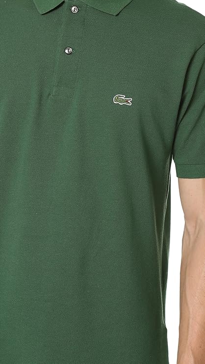 Lacoste Men's L.12.12 Short Sleeve Classic Fit Green Croc Polo image 5